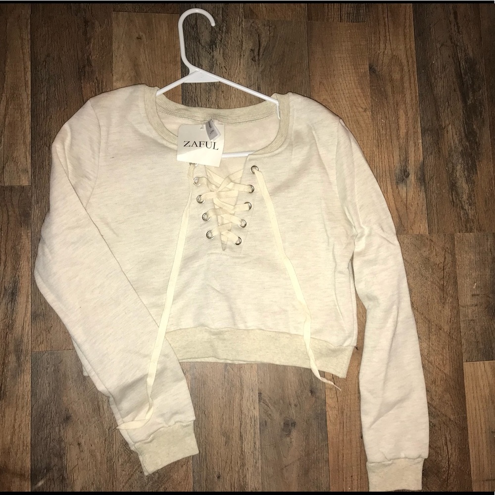Cropped hoodie